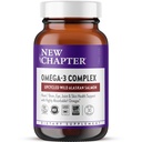 Nuevo capítulo Complejo Omega-3, 1000mg Softgels, suplemento de aceite de pescado Salvaje Salmón de Alaska para el corazón, cerebro, ojo, conjunto de salud de la piel - 30 cuenta