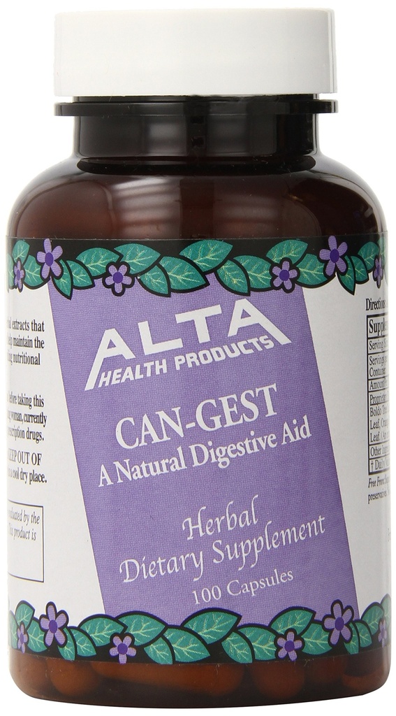 Alta Health Can-Gest Capsules, 100 Cuenta