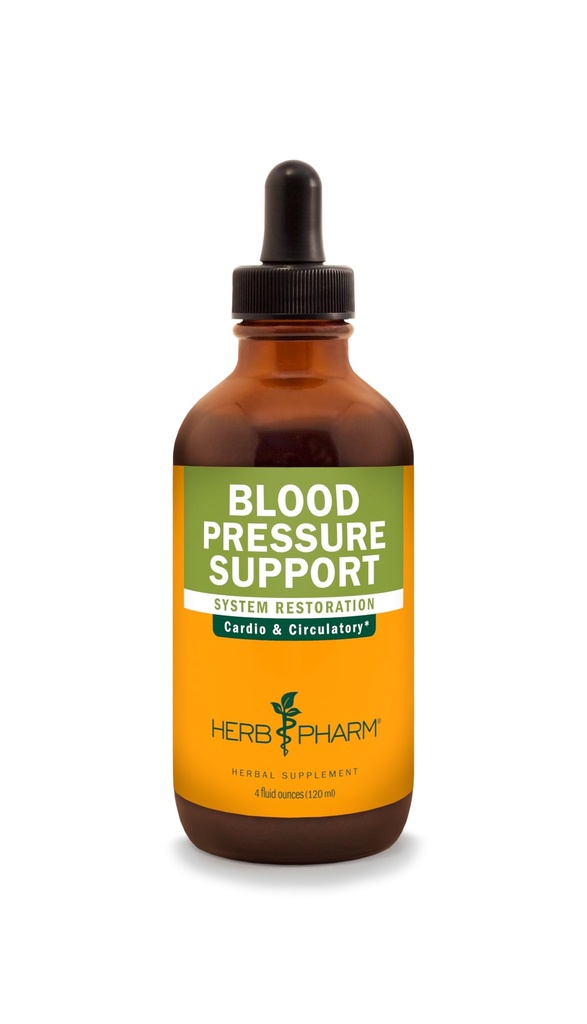 Herb Pharm Blood Pressure Support Fórmula líquida para los sistemas cardiovasculares y circulatorios - 4 onzas