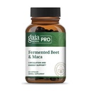 GAIA HERBS PRO Fermented Beet &amp; Maca - Healthy Energy & Circulation Support Supplement* - Kidney Health Supplement with Beet & Carrot Root - Vegan, Gluten-Free, Soy-Free - 60 cápsulas (30 piezas)