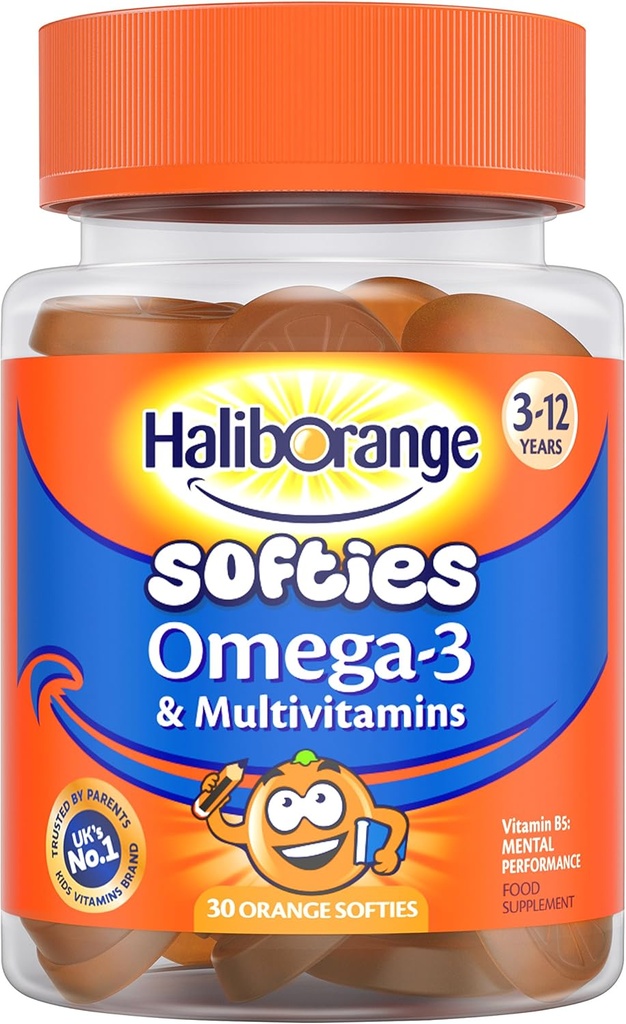 Siete Mares Haliborange Multivitaminas y Softies Omega-3