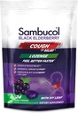 Sambucol Black Elderberry Cough Relief Lozenges - Cough Drops for Adults, Sambucus Elderberry Lozenges, con Ivy Leaf, Cough &amp; Mucus Relief, Immune Support, Berry Eucalyptus - 24 Count, 1 Pack