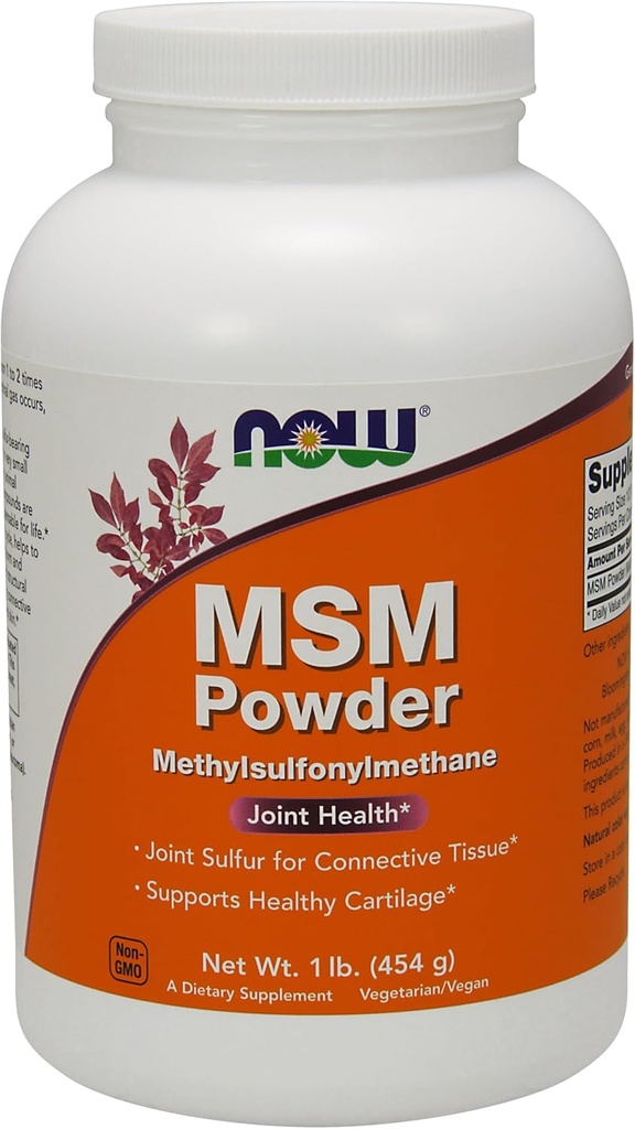 Ahora Alimentos: M.S.M Polvo de Azufre Conjunto, 1 lb