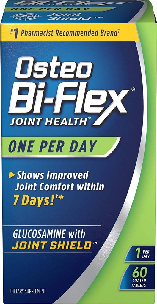 Osteo Bi-Flex Uno por día, 60 tablas caladas (Pack de 3)