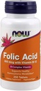 AHORA Alimentos Ácido fólico 800 mcg Tabs (Pack de 2)