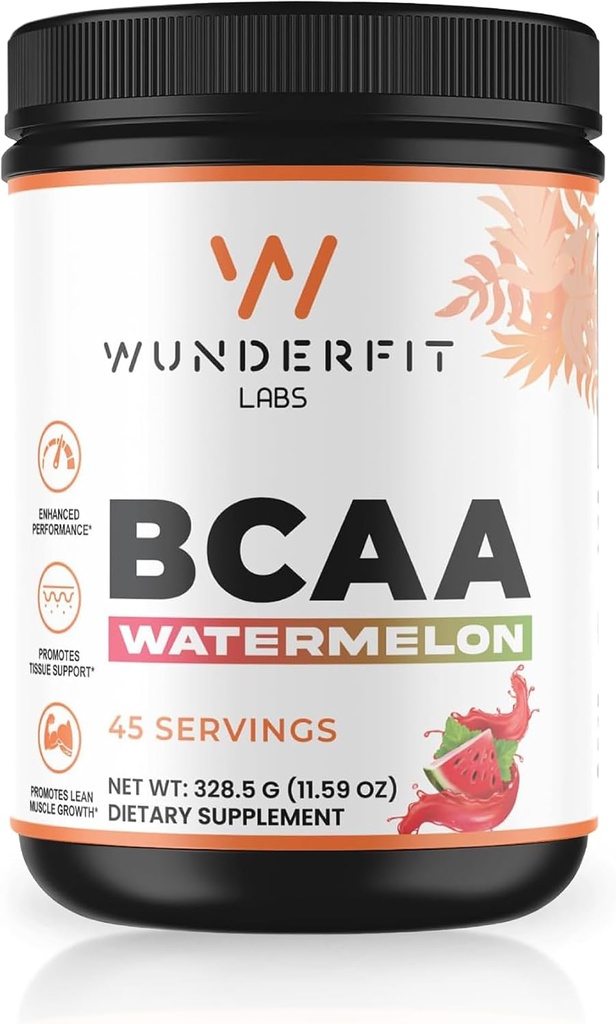 BCAA (Watermelon), Polvo, 45 Servimientos