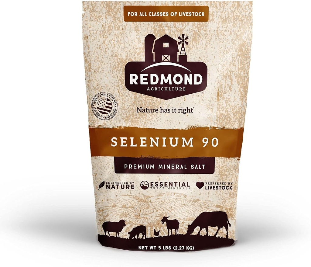 Redmond Agricultura Selenio Premium 90 Sal mineral