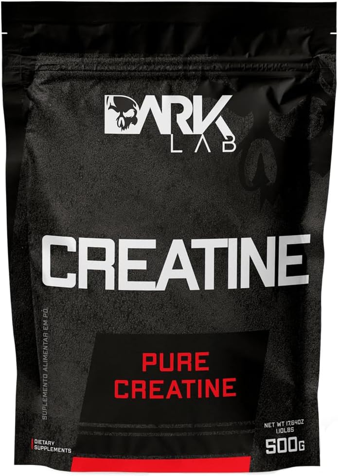 Monohidrato de crema de laboratorio oscuro 166 Serviciones, 100% Cretina Pura 500g, Suplemento para el apoyo al edificio del músculo, mayor fuerza, energía y mejor rendimiento deportivo