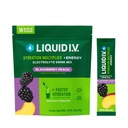 Liquid I.V.® Hydration Multiplier +Energía ← Blackberry-Peach  durable Electrolyte Powder Drink Mix ← 1 Pack (14 Servings)