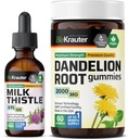 BIO KRAUTER Milk Thistle Tincture 2 Fl. Oz. " Dandelion 60 Gummies