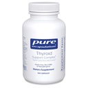 Complejo de soporte de tiroides puras encapsulaciones - Apoya la salud tiroidea* - Infusión antioxidante - con Ashwagandha & Iodine - No GMO & Vegetariano - 120 cápsulas