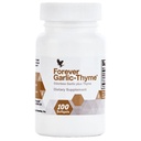 Forever Living - Forever Garlic-Thyme - Cardiovascular &amp; Immune Soporte con 10mg Extracto de ajo &amp; 50mg Hoja de tomo - Softgel sin olor, libre de gluten - 100 Softgels