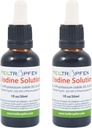2X 2,2% Solución de yodo de Lugol 2x1 Fl Oz - 2x30 ml ← Ingredientes de Grado Farmacéutico ANTE Solución Lugols Hecho con Iodo y Potasio Ioduro ANTE Conjunto de Dos Botellas ANTE Heiltropfen®