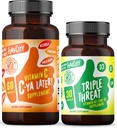 Suplemento de la vitamina C y D Set, C-Ya Later & Triple Amenaza