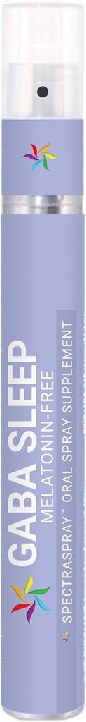 Melatonin Free GABA Sleep Support Spray Supplement -Vegan, Natural ' Effective Oral Spray with GABA, L-Theanine, 5 HTP, & Herbal Blend. Non-GMO, No Melatonin, 30 Day Supply