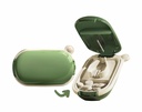 MURRI limitadaMURRDI Divisor de Píldoras pequeñas, Cutter de Medicina Portátil para Pocket o Purse - Vitaminas, Tabletas, Medicamentos (Green)