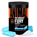 Powder Pre Workout Animal Fury – Blue Ice Pop, 350mg Caffeine, BCAA Amino Acids, 2g Beta Alanine, Citrulline &amp; Tyrosine, Energy, Focus, Strength, Endurance, Preworkout for Men &amp; Women, 30 Servings