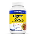 Enzymedica Digest Gold + ATPro, Maximum Strength Enzyme Fórmula, 14 Enzimas clave incluyendo Amylase, Protease, Lipase y Lactase, 120 cápsulas