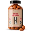 TruHeight Kids Bone Growth Gummies (Strawberry, Ages 2+) Tall Nutrition for Natural Growth for Kids &amp; Toddlers - Vitamina D, Calcio, K, Magnesium Multivitamin, Bone Strength Vitamins, D3 K2, Taller