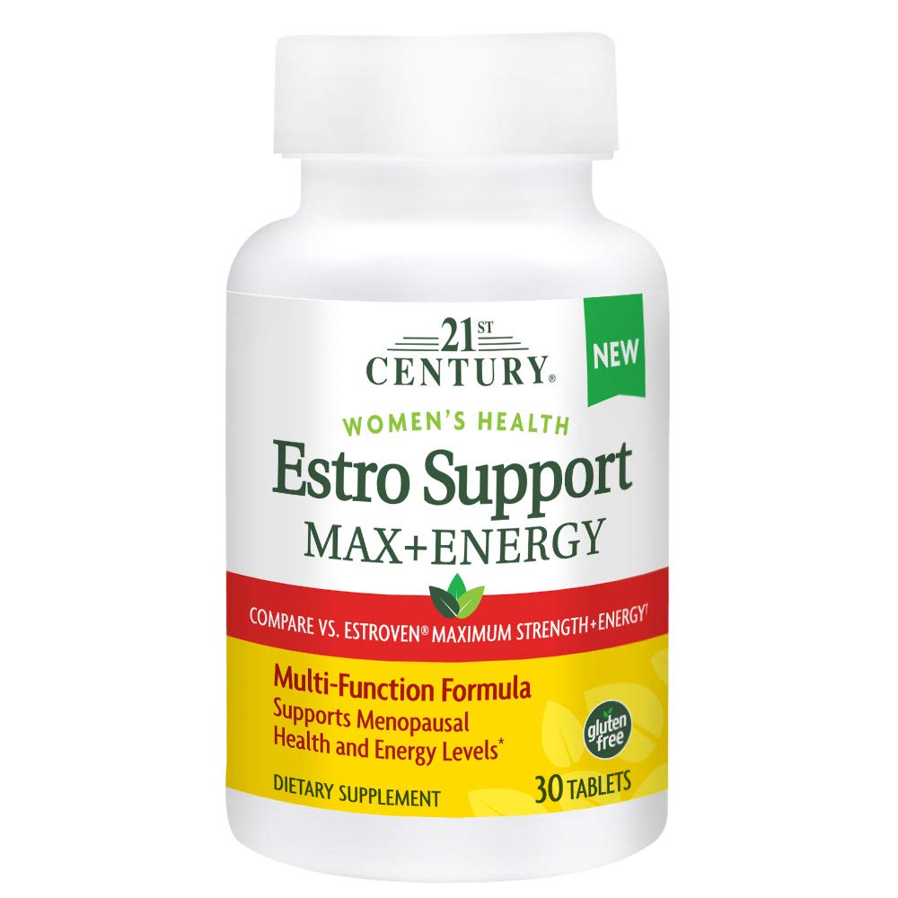 21st Century Estro Support Max + Energy, 30 Cuenta