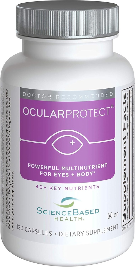 Fórmula entera del cuerpo del protecto - Multinutriente del cuerpo del ojo especializado - 120 cápsulas
