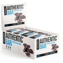 Authentic Bar Cookie Crumble Protein Bares - Tasty Meal Replacement Energy Bares w/ 15g Whey Protein Isolate, Natural Sugars from Pure Honey, Healthy Fat Peanut Butter Foundation - 12 Pack