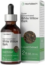 Horbäach White Willow Bark Extract Tincture TENIDO 2 Fl oz TENIDO Alcohol Free Liquid Supplement TEN Super Concentrated ANTE Vegetarian, Non-GMO, Gluten Free