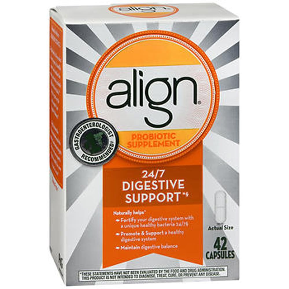 Producto de cápsulas de suplemento Probiótico Alineado, 2 pk./42 ct. [ Descuento de Biz]
