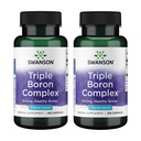 Complejo Triple de Borón Swanson - Natural Bone Health &amp; Joint Support - Suplemento Mineral Destacando Citrato, Aspartate &amp; Glycinate - (250 cápsulas) 2 Pack