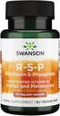 Swanson R-5-P (Riboflavin-5-Phosphate) - Suplemento Vitamina B2 Promoción de Energía, Metabolismo & Vision Health - Natural Wellness Formula - (60 cápsulas)