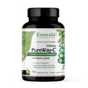 EMERALD LABS PureWay-C - Suplemento de soporte para hígado con ácido lipoico R-Alpha* - Absorbing rápido Vitamina C - 90 cápsulas vegetales (con fuente de 45 días)