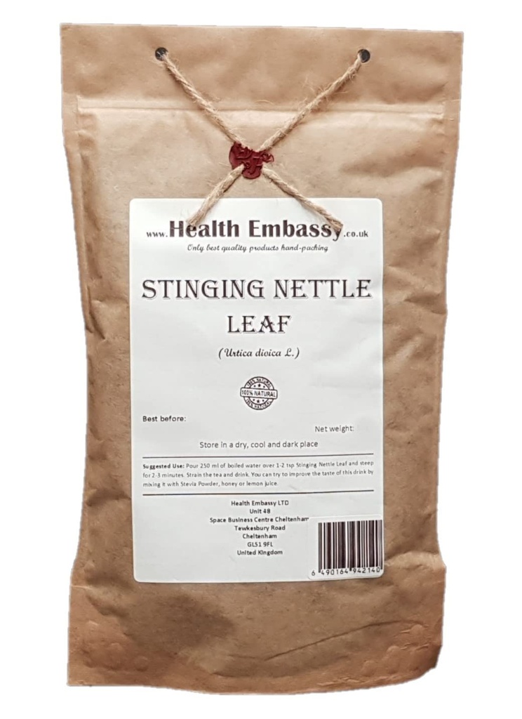 Health Embassy Stinging Nettle Leaf | Urtica Dioica L | Herbal Tea (100g)