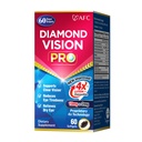 AFC Japón Diamond Vision PRO – Fórmula mejorada de tamaño superior - Lutein &amp; Zeaxanthin 4X con vitaminas de ojos – Suplemento de salud visual para adultos, exposición de pantallas, uso nocturno, 60 Softgels