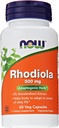 AHORA Rhodiola Rhodiola Rosea 500mg, 60 capsules (Pack of 2)