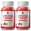 2 Pack Lukaree Liver Cleanse Detox &amp; Repair Gummies ← Sugar-Free Milk Thistle Supplement w/Artichok &amp; L-Glutathione - Ultra-Concentrated Herbal Liver Support for Men &amp; Women -Vegan,60 Count