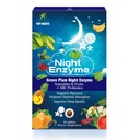 Enzima nocturna, Enzimas digestivos diarios, Frutas de Plum verde y verduras con probióticos, Bloating de alivio, mejor calidad del sueño, para hombres y mujeres, promover la salud digestiva- 120 Tabletas