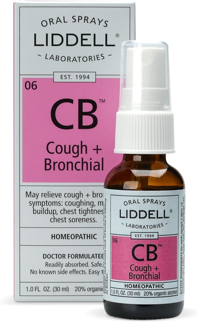 Tos Homeopática Liddell y Rocia bronquial, 1 onza