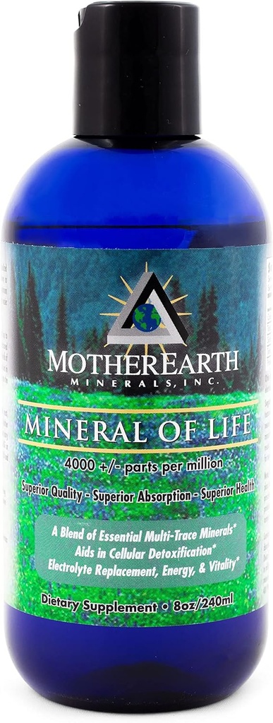 Madre Tierra Minerales - Minerales Angstrom, Minerales de la Vida - 8 onzas