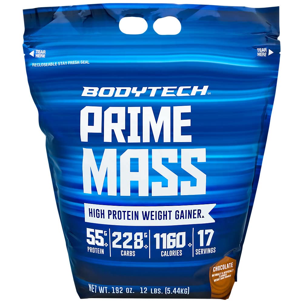 BODYTECH Prime Mass- Chocolate (12 libras./17 Serviciones)