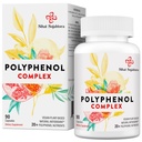 67,500 MG Polyphenols Supplement - Powerful Antioxidants &amp; Polyphenol for Age Defense, Polyphenol Superfood, Quercetin, Resveratrol, Green Tea, Plant-Based & Energy, Immune Support, 90 cápsulas