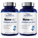 1MD Nutrición MoveMD - Suplemento Conjunto de Salud - Doctor Fórmido Silencioso con Collagen, Astaxanthin, y Más Silencioso 30 cápsulas (2-Pack)