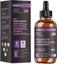 Suplemento DIM  sobre Ashwagandha, Dong Quai, Vitex Extracts, 200mg Diindolylmethane - Equilibrio hormonal, Suplementos de menopausia - Apoyo Antioxidante de PMS - Mujeres y Hombres
