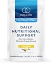 Equilife Daily Nutritional Support, All-in-One Multivitamin Meal Replacement, Pure Vanilla Flavor, 15G Plant Protein, Supports Total Wellness Incluido Energía, Digestión, " Skin, 14 Servings