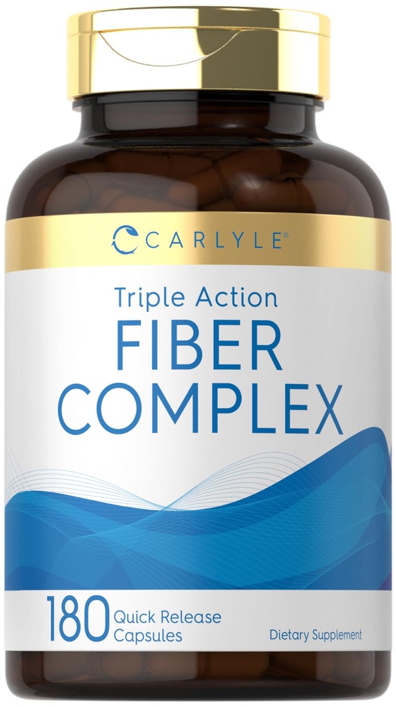 Complejo de fibra de Carlyle ← 180 Capsules ← Non-GMO Suplemento