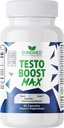 Testo Boost Max - Booster de resistencia natural para los hombres – Energía natural fortificada, resistencia y fuerte Booster