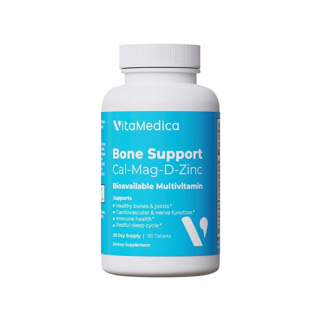 VitaMedica ← Bone Support ← Suplemento para los huesos y las articulaciones Silencio Calcio Silencio Magnesio Silencio Vitamina D &amp; Vitamina K Silencio Boron Silencio Minerales Chelated ← Bone Support Silencio Natural Durmiendo Hecho en EE.UU.