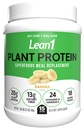 Lean1 Polvo de proteína de base vegetal, sustitución de la comida, sabor de plátano, 15