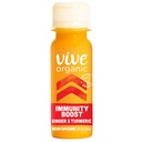 Vive Organic Immunity Boost Original (2 oz) Immunity Wellness Shot with Cold-Presed Ginger, Turmeric, Echinacea & Black Pepper - USDA Orgánico & No Añadido Azúcares o Ingredientes Artificiales, Amarillo