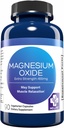 MD. Life Magnesium Oxide 400mg Capsules - High Absorption Magnesium Supplement for Leg Cramps, Sleep & Vascular Health - 90 Capsules - Non-GMO Pills for Women