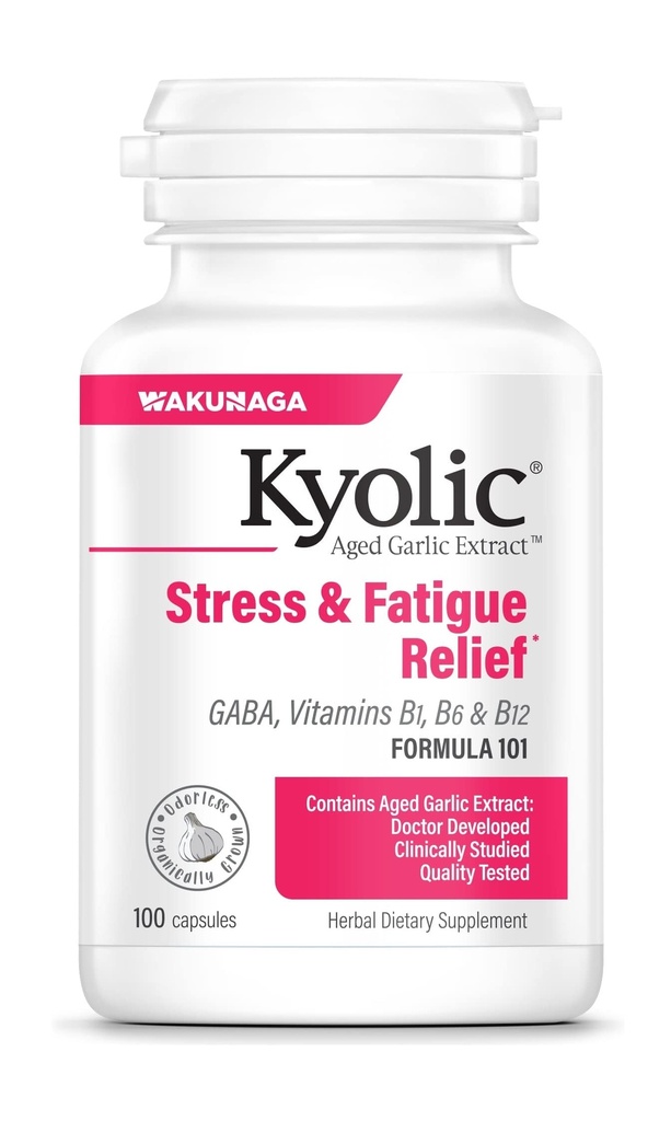 Kyolic Aged Garlic Extract Formula 101, 100 Capsules (50 Servings)